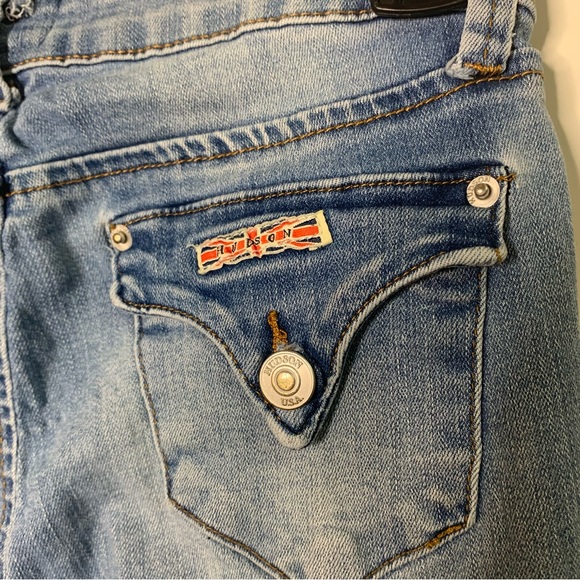 Girl’s Cuffed Skinny Hudson Jeans - Picture 8 of 11